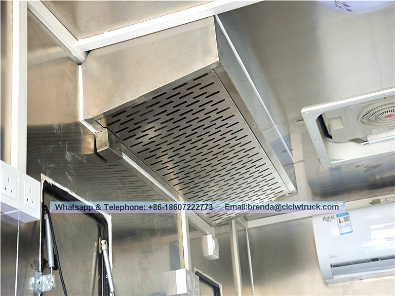 2017 fashionable DONGFENG mobile fast food truck para sa pagbebenta sa Kuwait