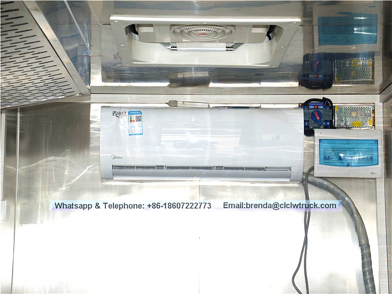 2017 fashionable DONGFENG mobile fast food truck para sa pagbebenta sa Kuwait