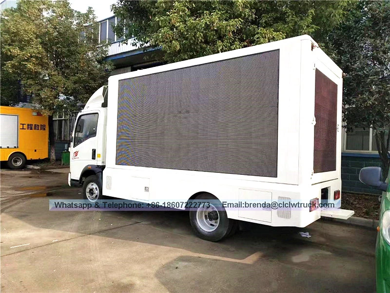 हॉवो एलईडी ट्रक, मोबाइल एलईडी ट्रक मूल्य, आउटडोर विज्ञापन एलईडी ट्रक