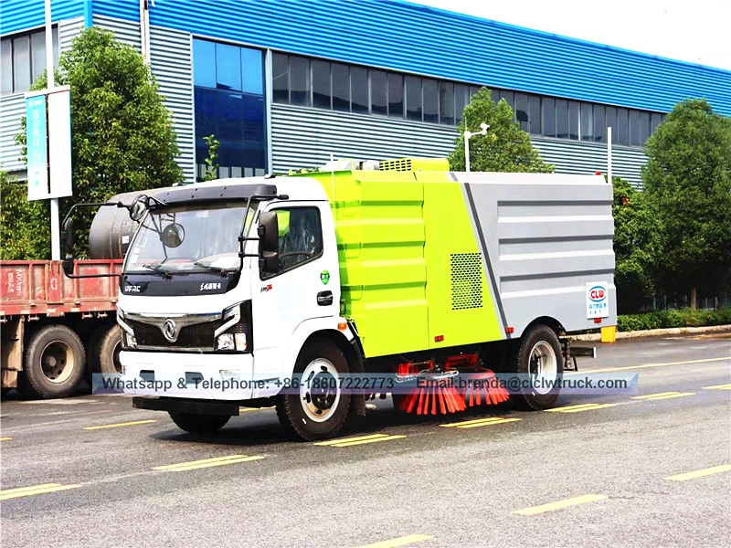 Fornecedores de caminhões varredores de estrada, caminhão varrendo de estrada com mais função