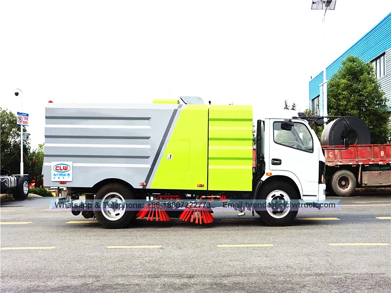 Fornecedores de caminhões varredores de estrada, caminhão varrendo de estrada com mais função