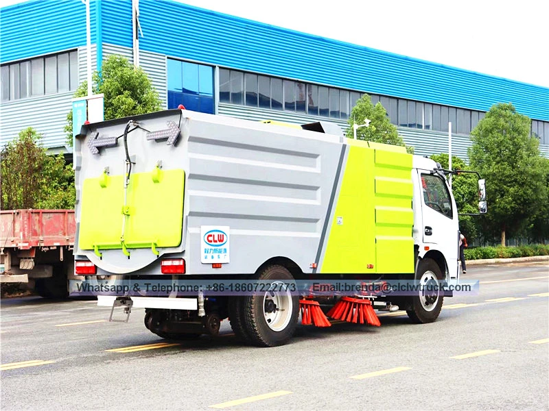 Fornecedores de caminhões varredores de estrada, caminhão varrendo de estrada com mais função