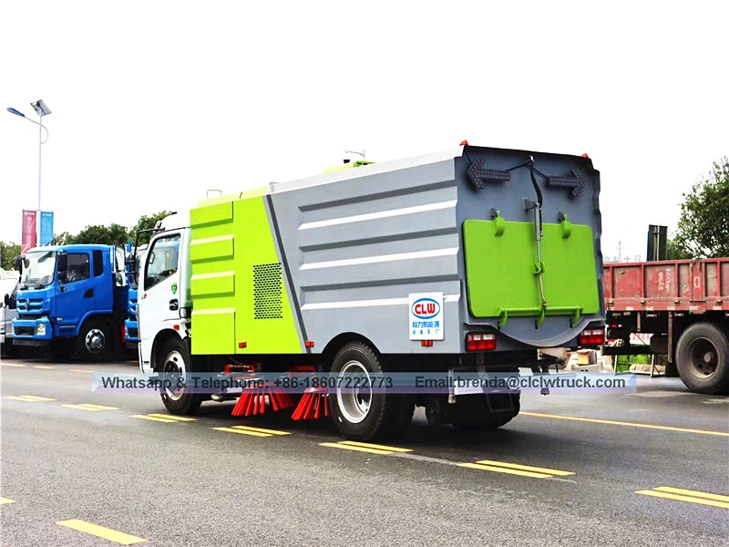 Fornecedores de caminhões varredores de estrada, caminhão varrendo de estrada com mais função