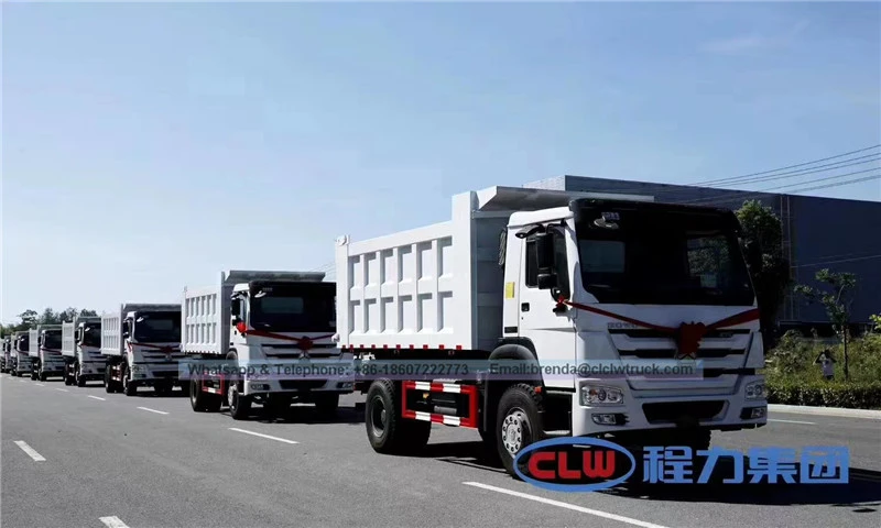 xe tải Trung 4x2 6 bánh xe 20 t 290hp đã sử dụng xe tải đổ