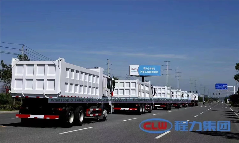 xe tải Trung 4x2 6 bánh xe 20 t 290hp đã sử dụng xe tải đổ