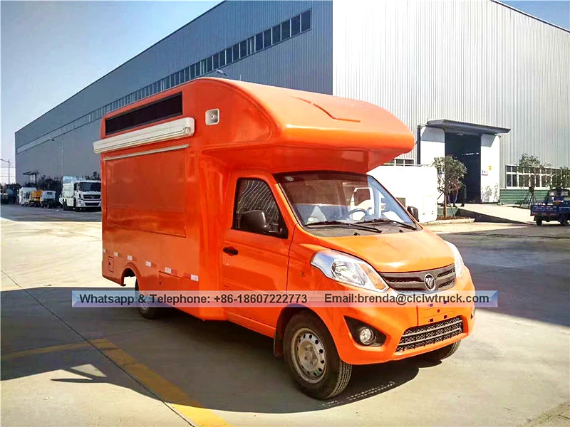 Maliit na ice cream cart, elctric food van, supplier ng trailer ng pagkain