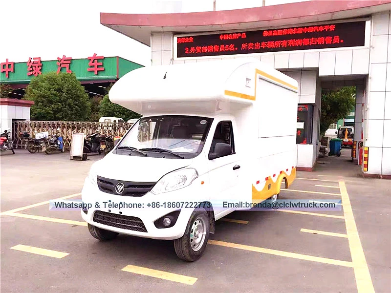 Maliit na ice cream cart, elctric food van, supplier ng trailer ng pagkain