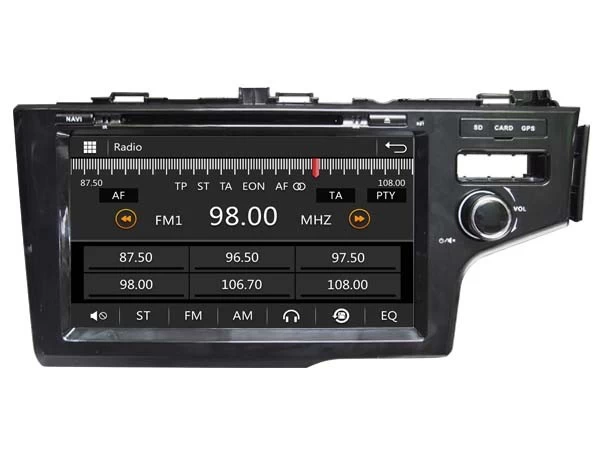 Car central multimedia for HONDA FIT 2014 RHD