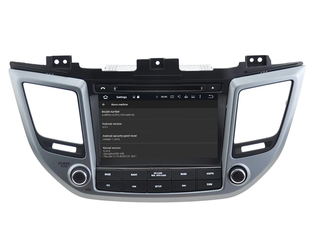 Voiture multimédia central pour HYUNDAI TUCSON / ix35 2016
