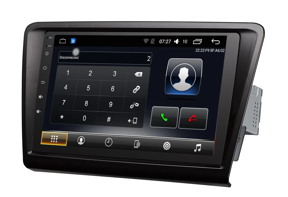 Car central multimedia for Skoda rapid 2013-2016