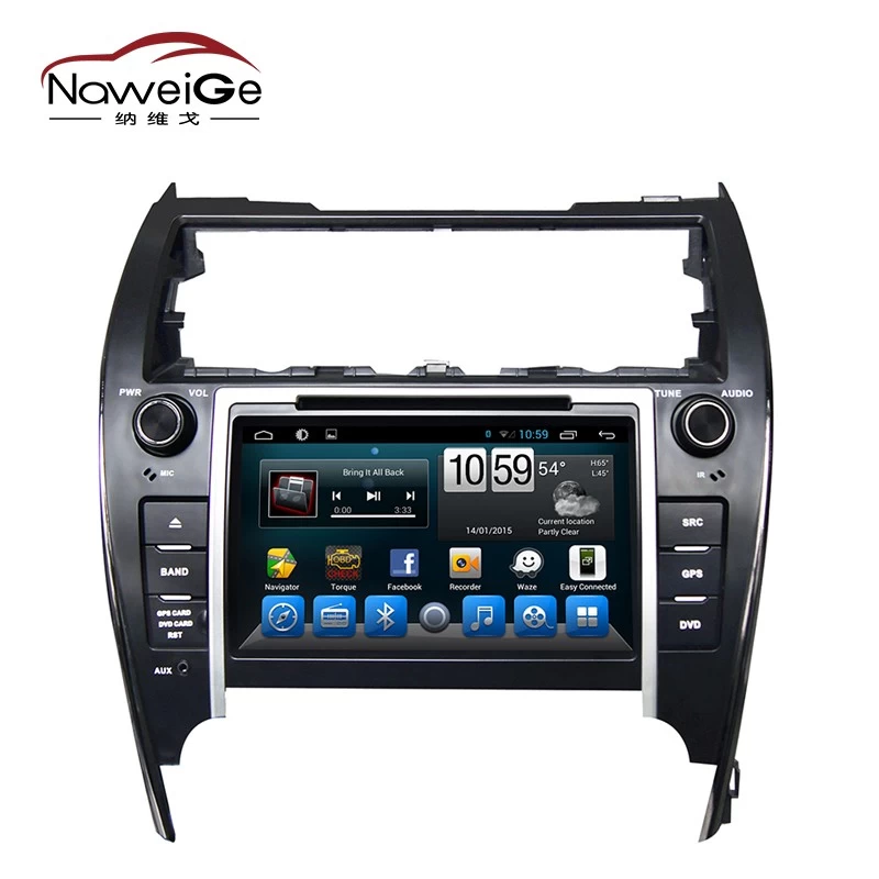 Car multimédia central pour Toyota Camry 2012 pour le Moyen-Orient et l'Amérique
