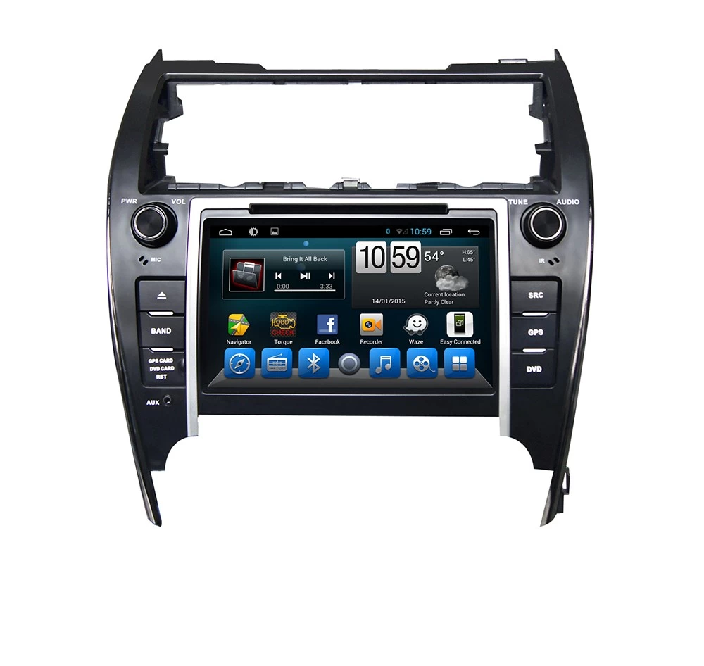 Car multimédia central pour Toyota Camry 2012 pour le Moyen-Orient et l'Amérique