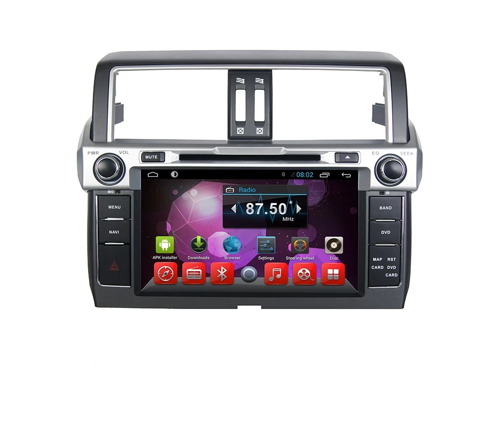 Car central multimedia for Toyota prado 150  fit both left and right