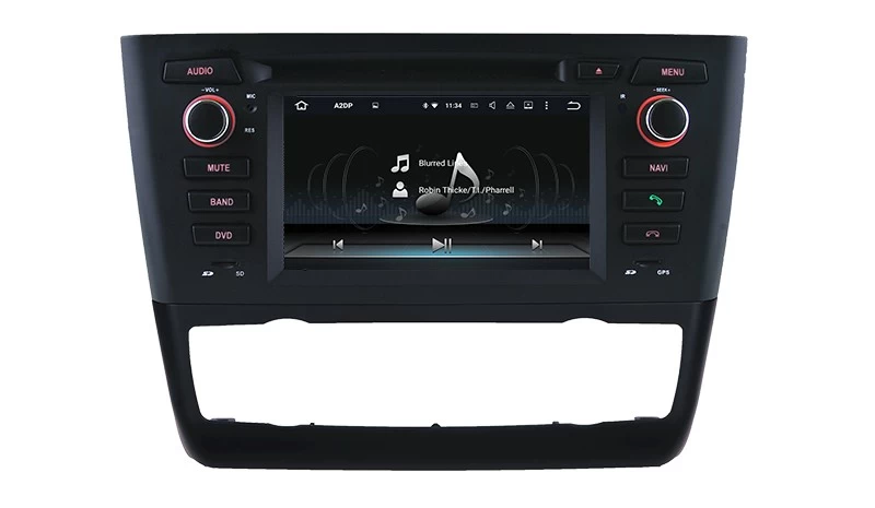 Voiture multimédia central pour climatiseur automatique siège chauffant BMW E81 1 Série Porte Berline BMW E82 1 Série Coupé BMW E88 1 Série Convertibl
