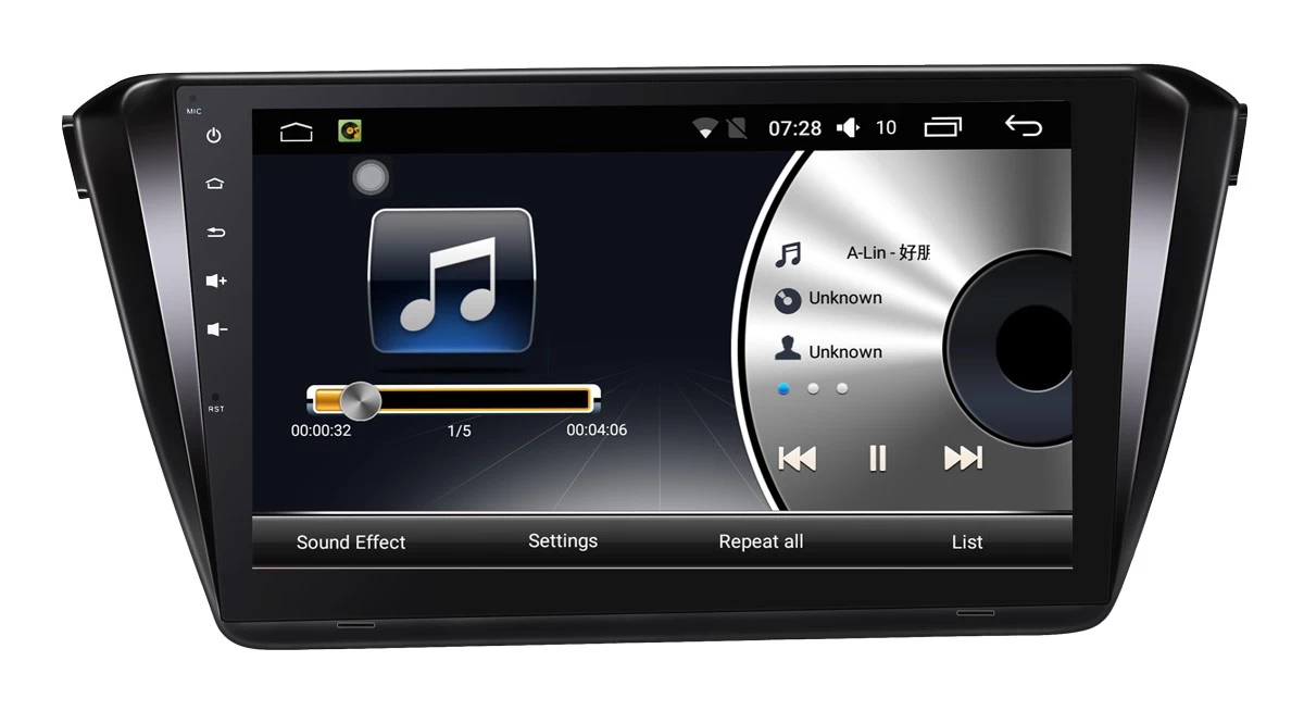 Voiture DVD multimédia pour Skoda Superb 2016