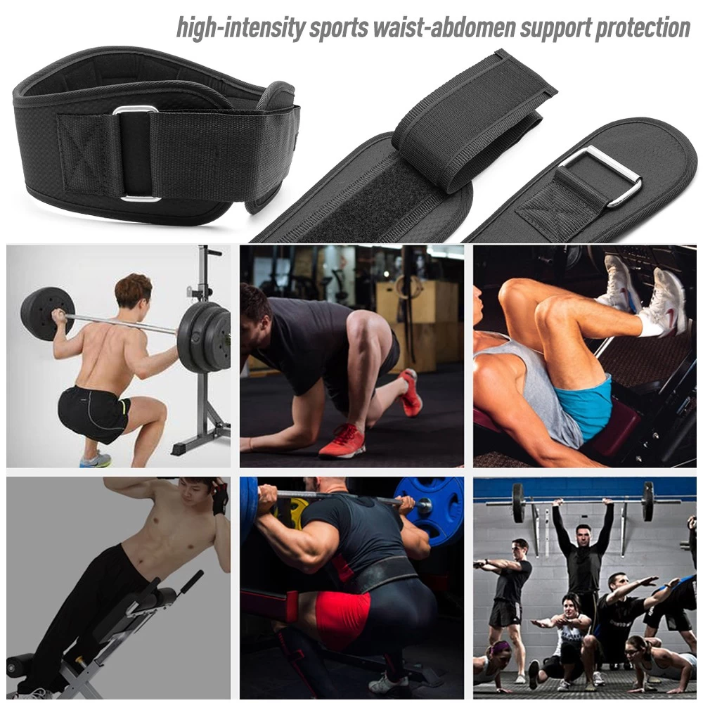 Amazon Gym Custom Weight Sports Customized Logo Fitness Adjustable Waist Sweat Back Support Squats Training Belt