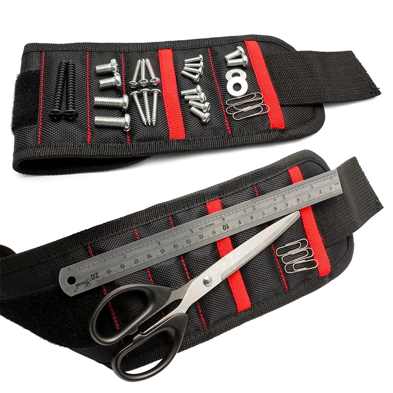排超级优质工具持有人免费手链腕带工具包20磁铁磁性工具最强强力运动腕带
