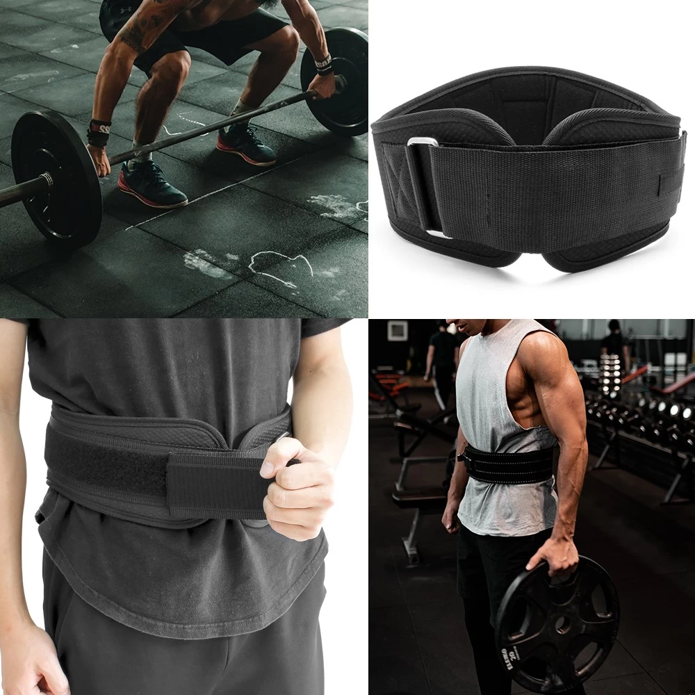 Taille Oefening Lichaamsopbouw Sport Verstelbare buik Trainingsbanden Gewichtheffen Gym Fitness Gewichthefgordel