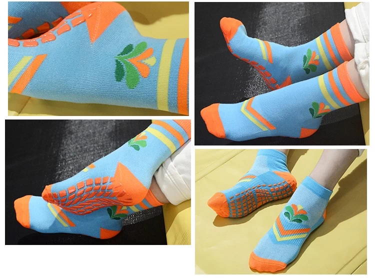 Customized non-slip socks in bulk for jump socks for trampoline park