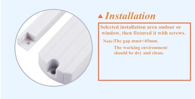 Wireless Magnetic Door Sensor