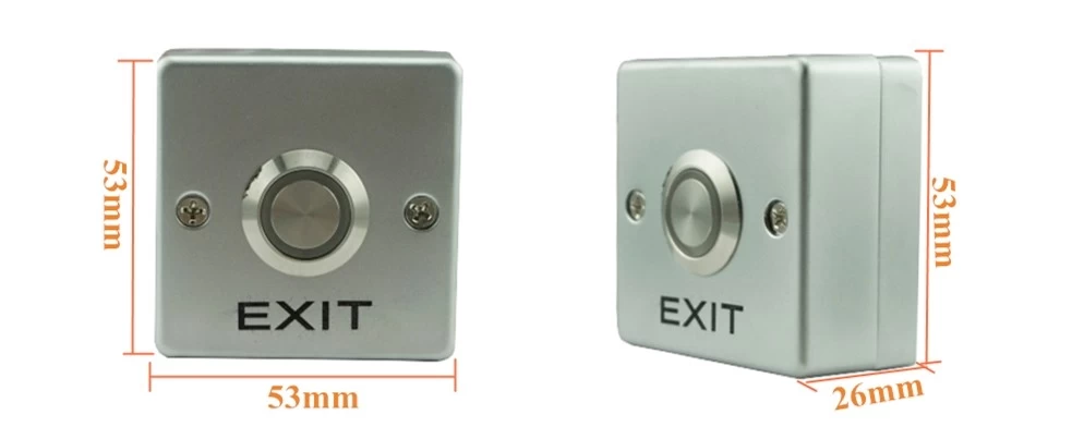 EA-27F Mini size door release button with LED back light