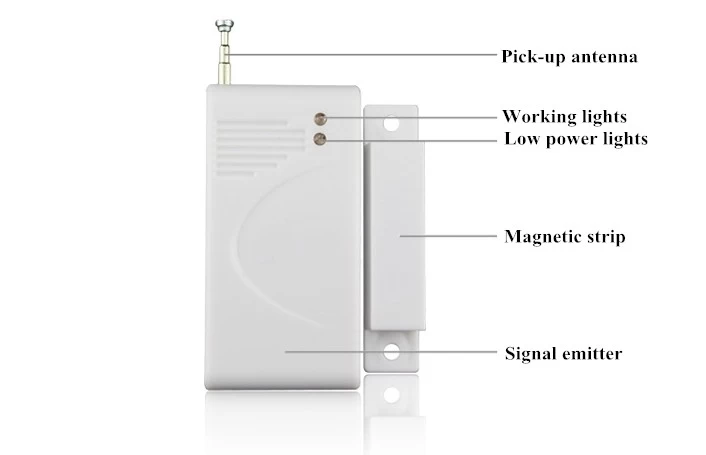 Wireless Magnetic Contact, wireless door sensor, 315Mhz/433Mhz Wireless door detctor, Wirless door detector,Door sensor switch, door reed