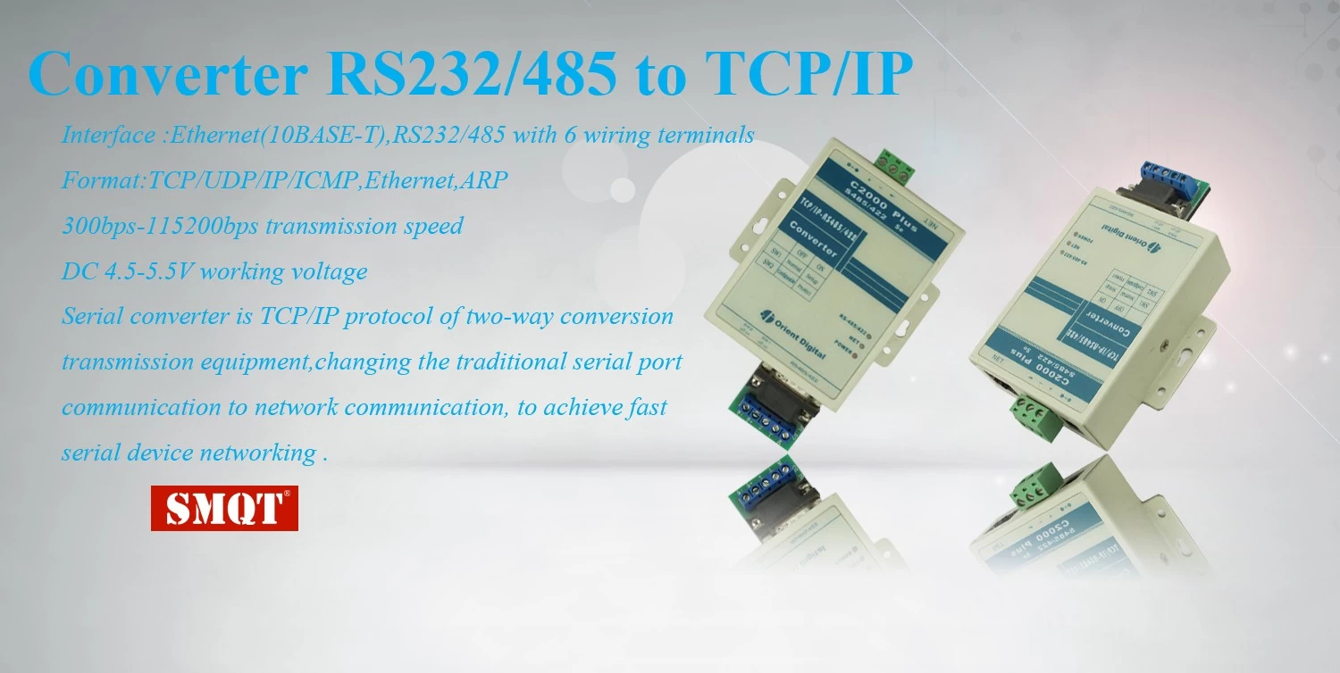 Data transmission converter RS232/485 to TCP/IP EA-06