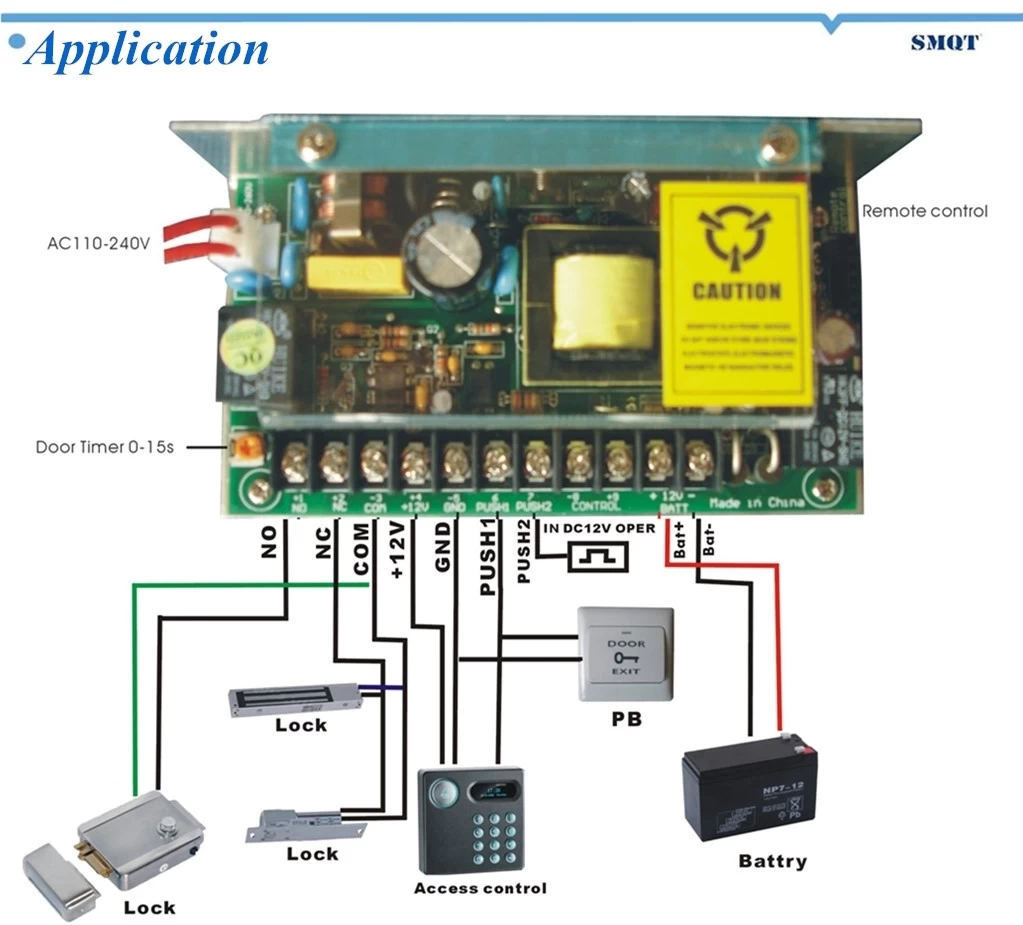 Concise Access control Power Supply for Access control system