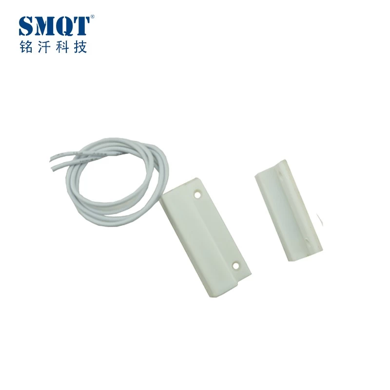 Sensor de puerta de contacto magnético NO / NC con cable para ventana /  puerta de madera