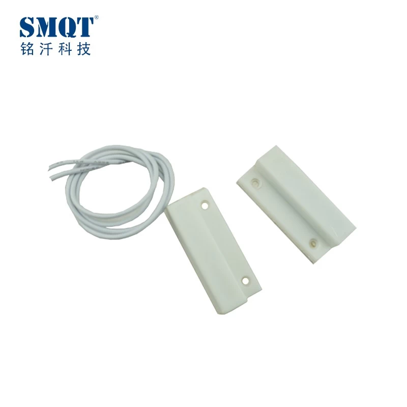 Sensor de puerta de contacto magnético NO / NC con cable para ventana /  puerta de madera
