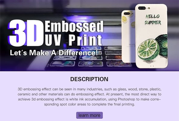 3D embossed UV printing,the best Braille solutions