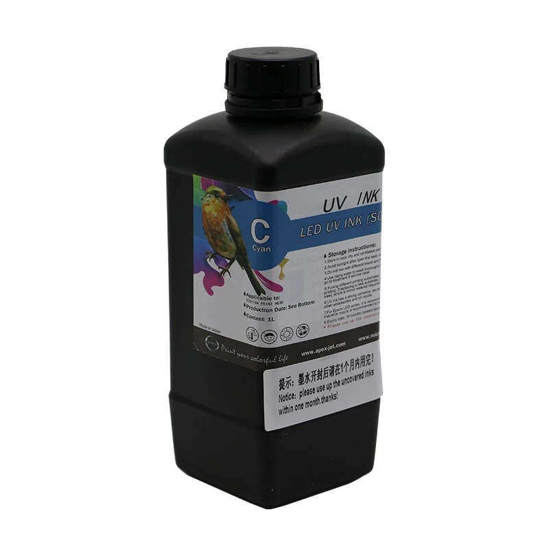 중국 시안 색 UV 잉크 제조업체