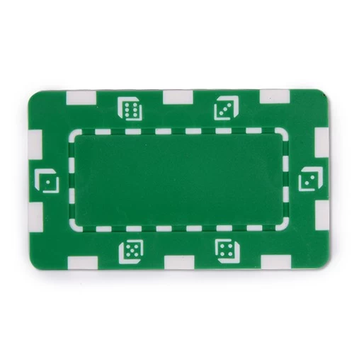 China Green Composite 32g Square Poker Chip manufacturer