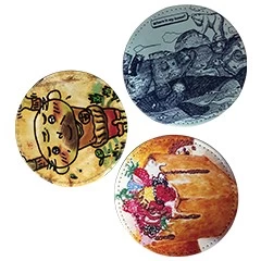 China Leather Coaster Printed by UV Printer manufacturer
