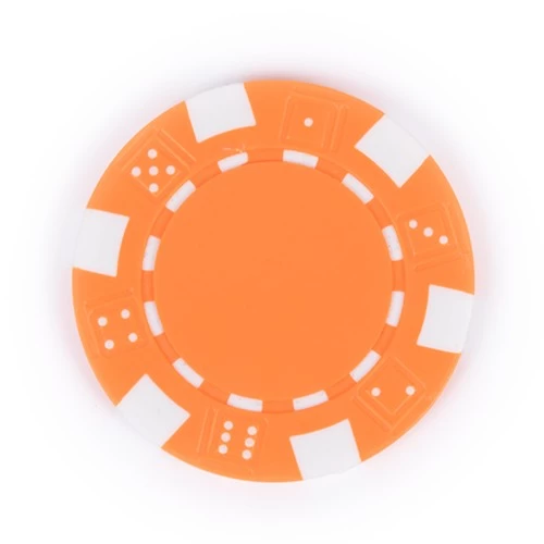 China Orange Composite 11.5g Pokerchip Hersteller