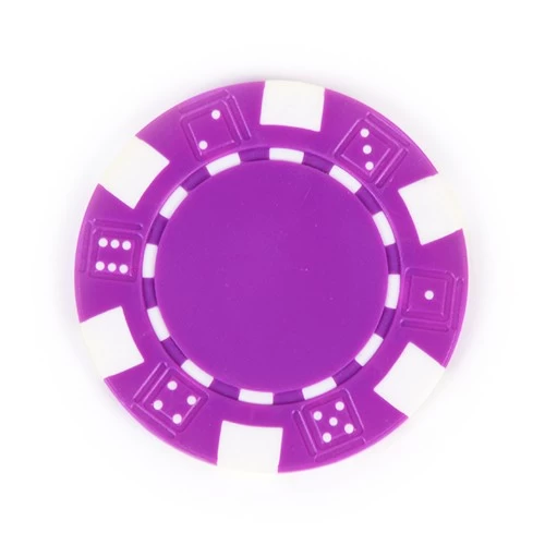China Purple Composite 11.5g Poker Chip manufacturer