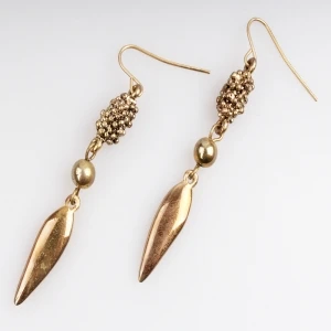 تصميم نموذج جديد النساء الملحقات دبي من قمم أقراط اليدوية الذهب