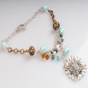 2014 fashion bead animal pendant choker necklace N90403