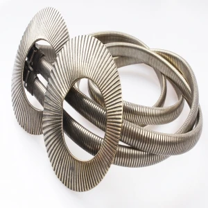 2014 fashion lady brass shell waist belt BT60006