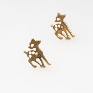 2014 latest trends animal shaped deer stud earrings E30063