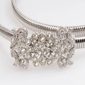 2014 women wide elastic crystal wedding dress belt BT60008