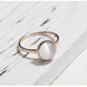2018 Fashion Gold Plated Cat Eye Stone Ring Accessories For Women Rings Jewelry