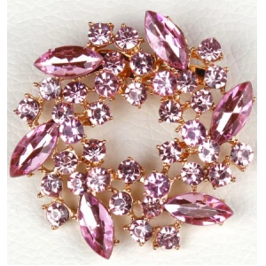 2018 Hot High Quality Cheap Pure Handmade Beautiful Amazing Latest Design Wedding Flower Brooch