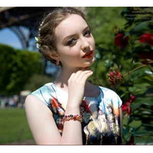 2018 TOP SALE FASHIONABLE Rose Gold Plated Multicolor Cubic Zirconia Bracelet Earrings Set - Ideal Gift for Women