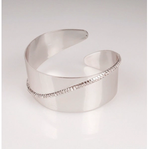 2018 Wholesale Fashion Jewelry Innovative Wide Alloy Open Bracelet Trendy Items Jewelry Bracelet