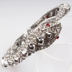 Китай 925 italian silver crystal sex snake bangle bracelet B10152 производителя
