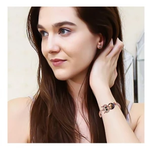 Adjustable Bracelet Rose Gold Crystal Bracelets with Lobster Clasp Jewelry OEM/ODM are welcome