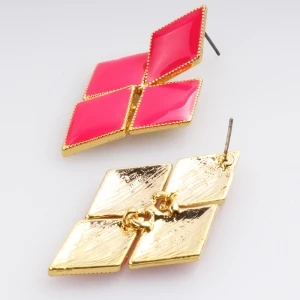 Animal acrylic resin women new model funny earrings designs E30087