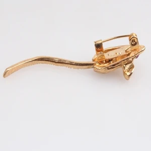 Animal gold men s designs pin mouse wholesale brooch P80013