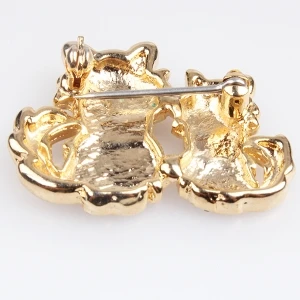 Brooches for jackets invitation garment cats pin brooch P80020